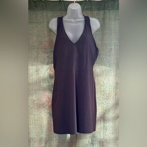 Fabletics Black V-Neck Mini Dress